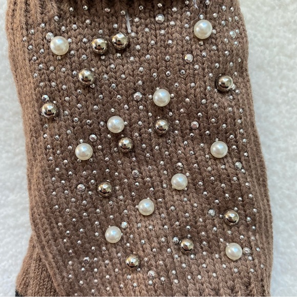 UGG Brown Rhinestone Hand Warmer/ Gloves - Picture 3 of 4